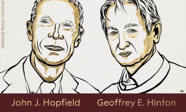 Premio Nobel per la Fisica 2024: John  Hopfield e Geoffrey Hinton